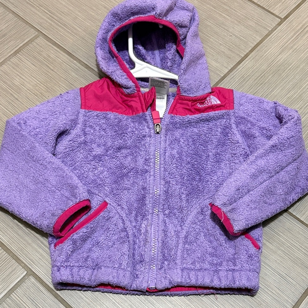 The North Face Lavender and Magenta Fleece Jacket